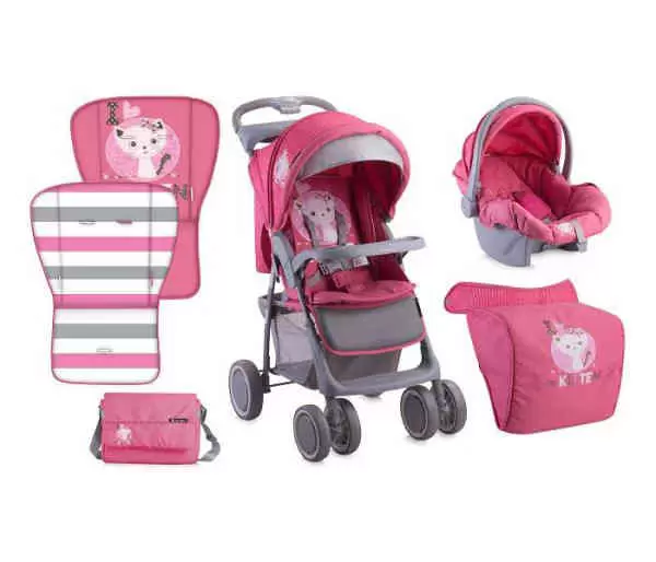 Kolica za decu Foxy Set Pink Kitten BERTONI