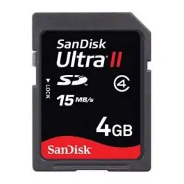 Memorijska kartica SD 4G Ultra II 15mb/s SanDisk