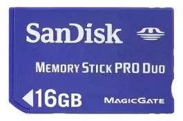 Memorijska kartica za kameru MS 16GB PRO DUO SanDisk