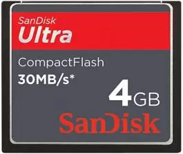 Memorijska kartica CF 4GB Ultra II 30mb/s  SanDisk