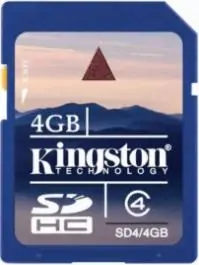 Memorijska kartica 8GB SDHC Card Class 4 KINGSTON