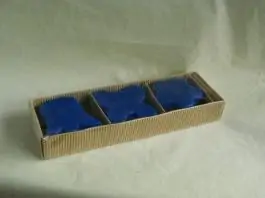 Dekorativne sveće raznih oblika plave 340802