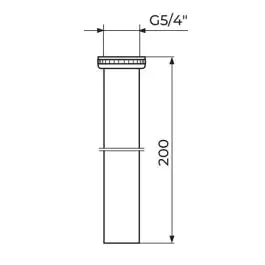 Produžetak za sifon 200mm Rosan S480/20
