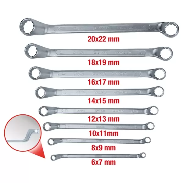 Garnitura okastih ključeva 6-22 (8)  KS TOOLS - proizvod na akciji