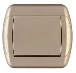 Unakrsna sklopka, zlatna ROYAL EXCLUSIVE Metalka Majur