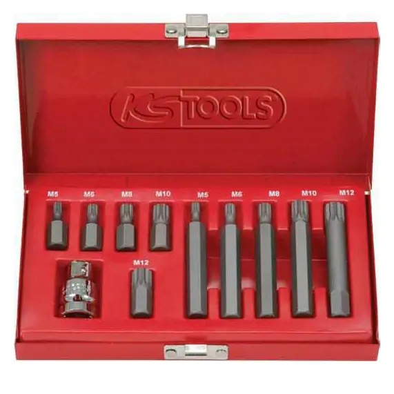 Set bitova XZN 10mm M5-M12 11 kom. KS TOOLS