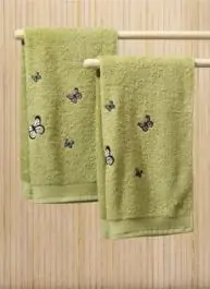 Peškir BUTTERFLY 50x100 zelena Kr.