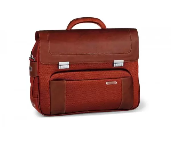 Poslovna torba za laptop 15,6" MEMPHIS 2 komp. crvena  RONCATO