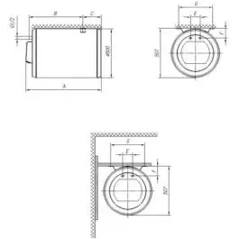 Gorenje bojler GBL 50 horizontalni sa spoljnom regulacijom