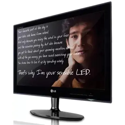 Monitor  "LG LCD 18, 5" Wide E1940S-PN Black LED