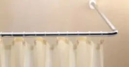 Šipka za zavesu ugaona za kupatilo HROMIRANA CNT3503 DIPLON