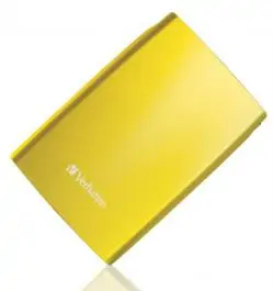 Eksterni hard disk Store 'n' Go USB 2.0 500 GB – žuta boja VERBATIM