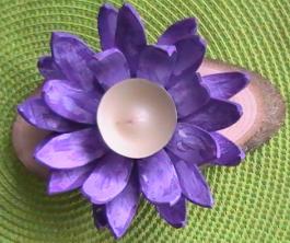 Svećnjak Lotos ljubičasti