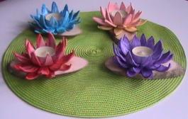 Svećnjak Lotos ljubičasti