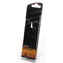 Set Burgija za metal HSS TiN 4.0,5.0,6.0,8.0,10.0mm IRWIN