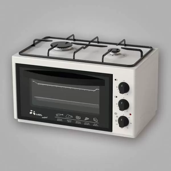 Šporet mini gas beli