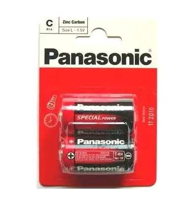 Baterija Zinc Carbon R14RZ 2/ BP PANASONIC