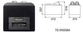 Zvučnik Bas za kola TS-WX206A PIONEER