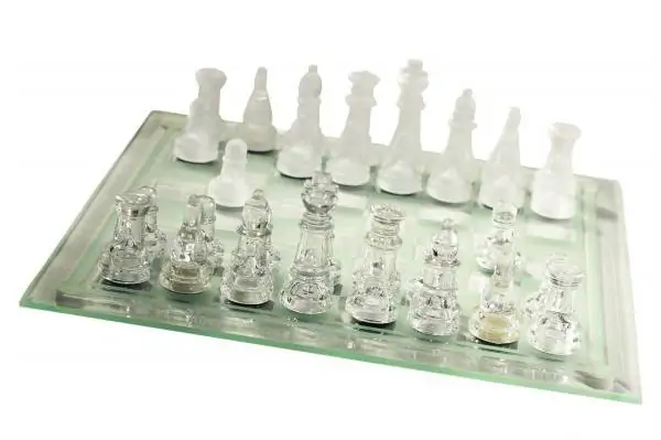 Stakleni šah 25x25cm