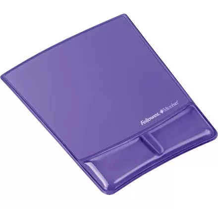 Health-V™ Crystal podloga za miša sa odmaračem zgloba-ljubičasta- Fellowes