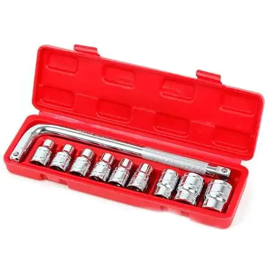 Set gedora sa polugom 1/2" 9kom Womax