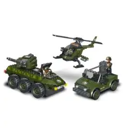 Kocke na sklapanje Army set Mega Bloks