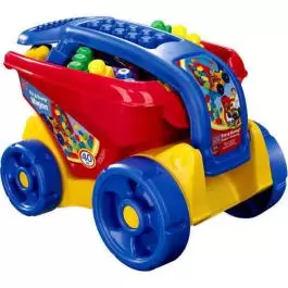 Vagon sa ručicom i kockicama Mega Bloks
