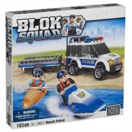 Policijski džip sa prikolicom Mega Bloks