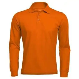 MAJICA DUGI RUKAVI 002 POLO-ORANŽ XL