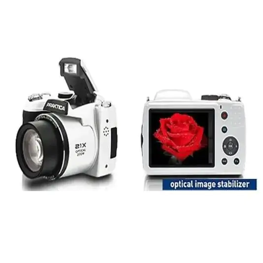 Digitalni foto aparat  LM 16Z21S  PRAKTICA beli + kartica 4GB 