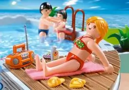 Bazen sa toboganom PM-4858 PLAYMOBIL