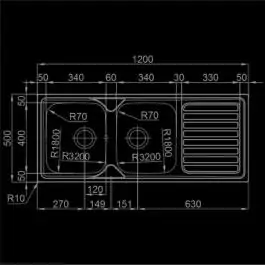 Sudopera RODI-OKIO PLUS 120 FLET SJAJ 1200x500 RODI