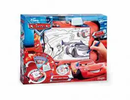 Ploča za crtanje sa svetlećim šablonima Disney Cars