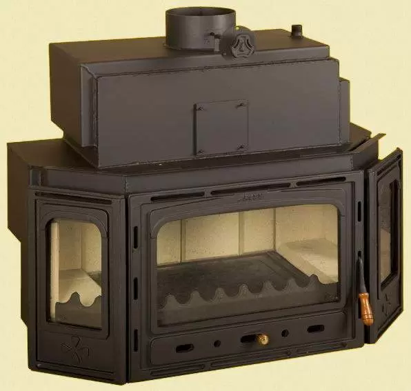 Kamin na čvrsto gorivo sa pomoćnim kotlom TC V28 Prity