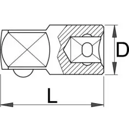 Adapter prihvat 3/4" na 1" 197.7/1 UNIOR