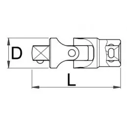 Zglob kardanski, prihvat 3/4" 197.6/1 UNIOR