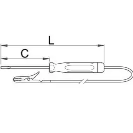 Ispitivač napona 6 -12/24V automobilski 631 6 - 24 UNIOR