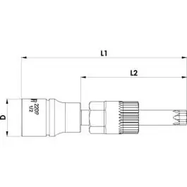 Ključ nasadni za alternator 2209 TX50 UNIOR