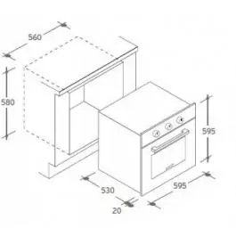 Ugradna rerna FPP 602 X Candy