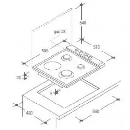 Ugradna kombinovana ploča CLG 631 SPX CANDY