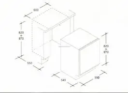 Ugradni frižider CRU 164 E CANDY