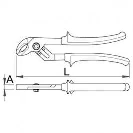 Klešta papagaj 445/1BI 180mm UNIOR