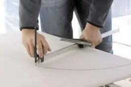 Vođica za rezanje traka i šestar za gipsane ploče WOLFCRAFT