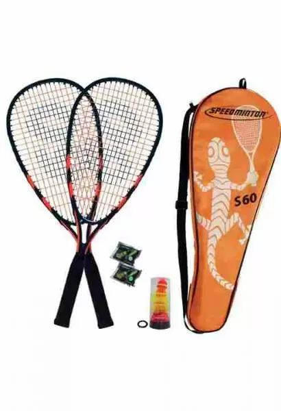 Set reketa i loptica za speedminton S60 Speedminton