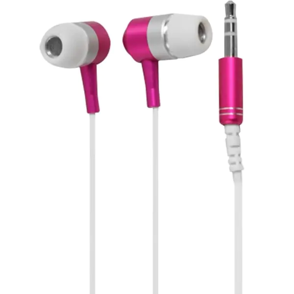 Slušalice za MP3 plejere XJ-18 3.5mm pink beli kabl XWAVE