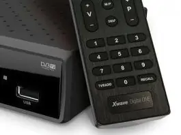 DVB-T2 Set Top Box, metalno kuciste, Led displey XWAVE