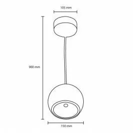 Viseća LED lampa 15W LVL11230-15/DL.