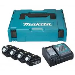 Set baterija 4kom i punjača 18V/3 Ah Makita