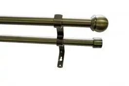 Garnišna dupla BALL 120-210 mesing