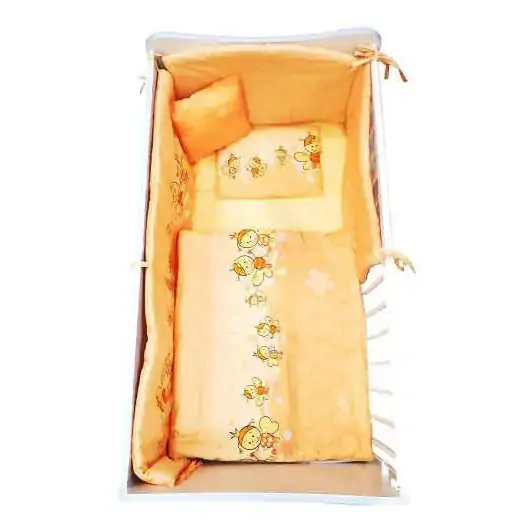 Posteljina Set Happy Orange Bees BERTONI